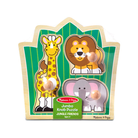 Melissa & Doug jungle knob puzzl