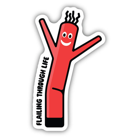 Flailing Through Life Sticker 3381-LSTK