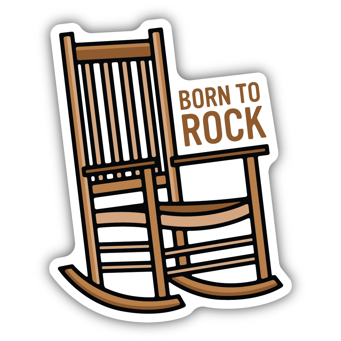 Stickers Northwest Born To Rock Sticker 3383-LSTK – Good's Store Online