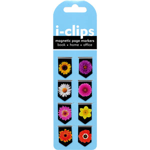 Flowers i-Clips Magnetic Page Markers