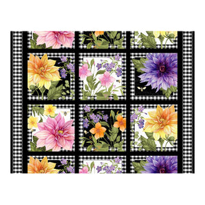 In Bloom Collection Craft Panel Cotton Fabric 33879-913