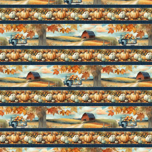 Glorious Fall Collection Repeating Stripes Cotton Fabric 33907-482