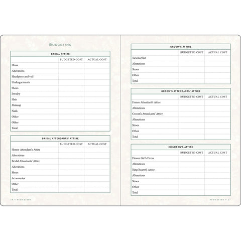 Sample Pages: Budgeting