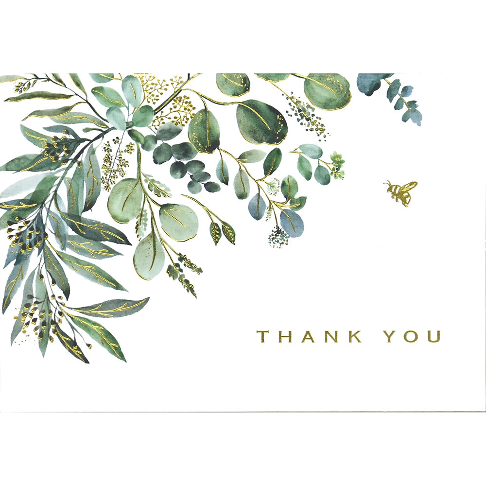 Eucalyptus Boxed Thank You Note Cards 341921