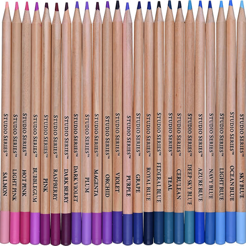 First Set of Colors: pink, purple, blue