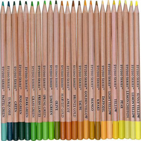 Third Set of Colors: greens, yellows