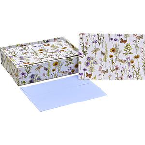 Wildflower Garden Boxed Note Card Set with Decorative Box