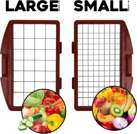 Two dicing grids for Valore XL Vegetable Chopper