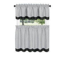 Black & white tiers and valance