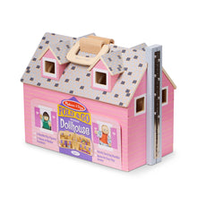 packaged fold & go dollhouse