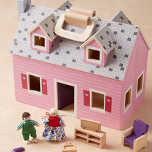 dollhouse with figures & furniture