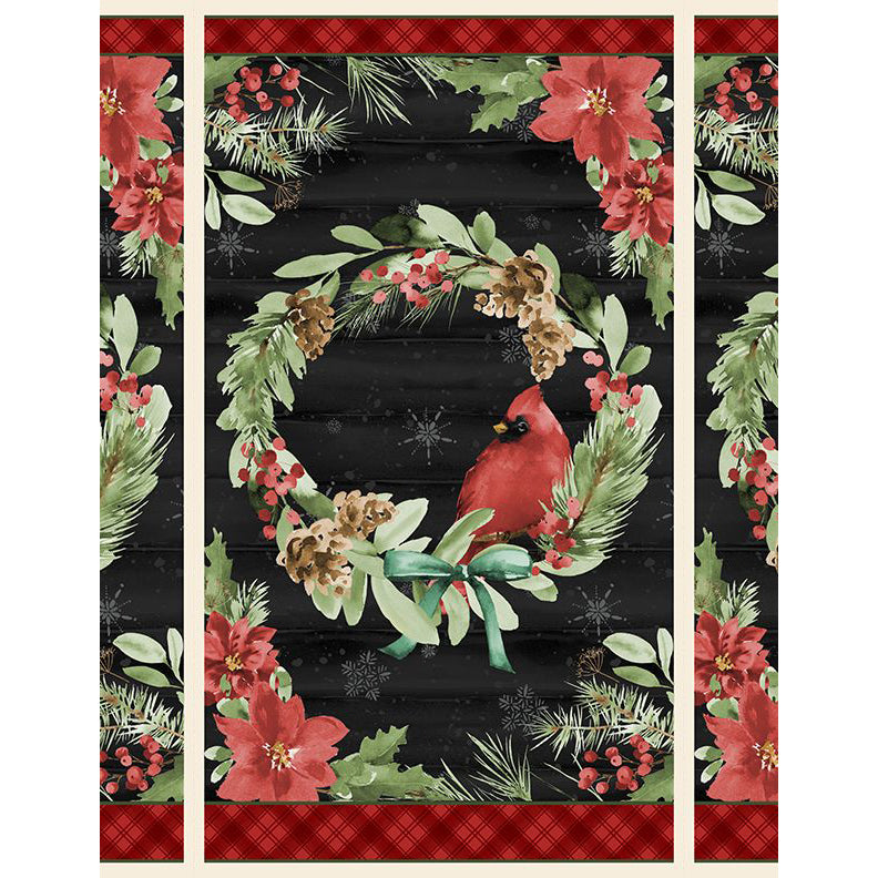 Wilmington Prints Cardinal Celebration Collection Cotton Craft Panel ...
