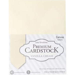 Vanilla Cream Premium Cardstock 377703