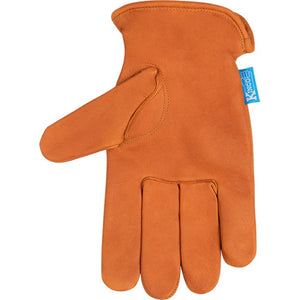 Kinco men's buffalo driver gloves 381P showing open palm