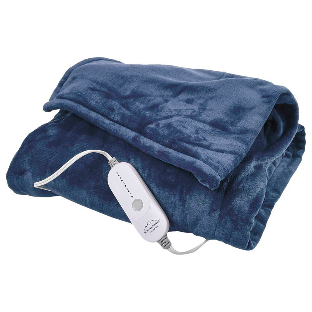 Bluefin Heated Plush Throw Blanket