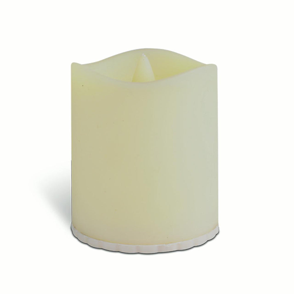 4-Pack LED Resin Votives with Timer 39201