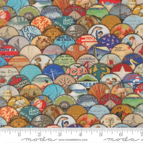 Saltwater Collection Hidden Treasure Cotton Fabric 39572