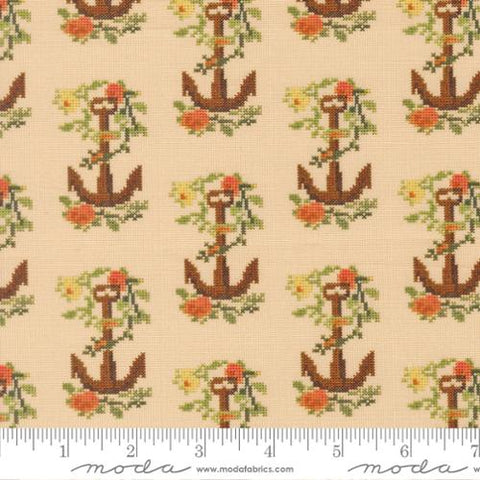 Saltwater Collection Novelty Cross Stitch Cotton Fabric 39574