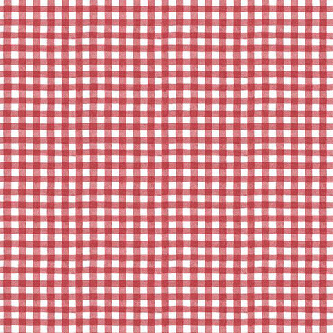 red, Country Blue Collection Gingham Cotton Fabric 39907
