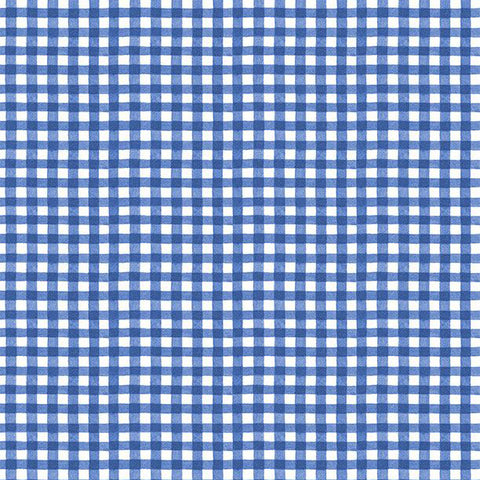 blue, Country Blue Collection Gingham Cotton Fabric 39907
