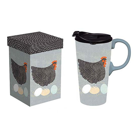 Fresh Eggs Ceramic Travel Cup 3CTC017192