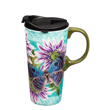 Butterfly Welcome Ceramic Travel Cup 3CTC017877F