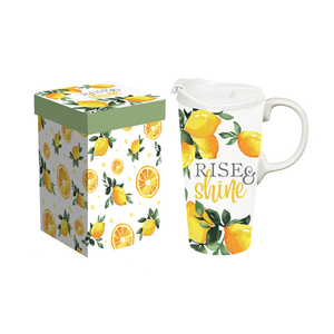 Lemon Drop Ceramic Travel Cup 3CTC109828