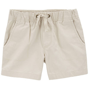 Front of Ivory Toddler Boys' Pull-On Terrain Shorts