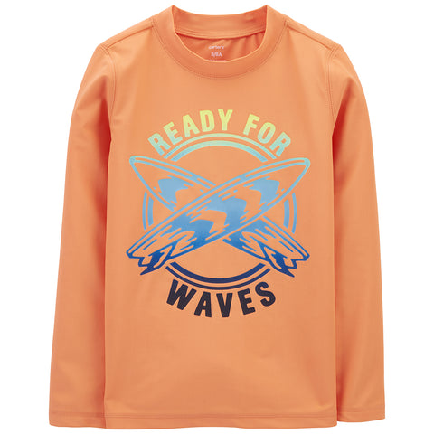 Ready for Waves Rashguard Swim Shirt