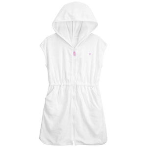 Girls' Hooded Zip-Up Cover-Up 1Q570110