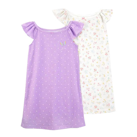Girls' 2-Piece Butterfly Nightgowns 3S407110