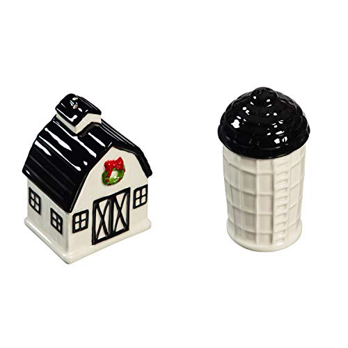 Barn And Silo Salt And Pepper Shaker Set 3SPC061