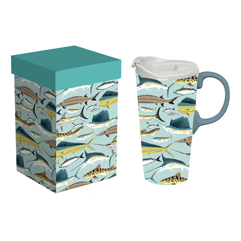 Big Fish Ceramic Travel Cup 3CTC049734