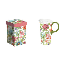 Cypress Hill Florals from the Garden 17 oz Ceramic Travel Mug showing gift box