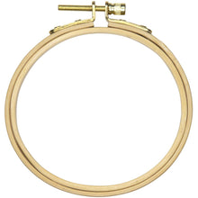 4-inch wooden hoop