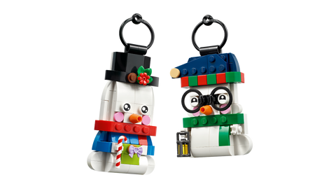 LEGO Snowman Ornaments 40812