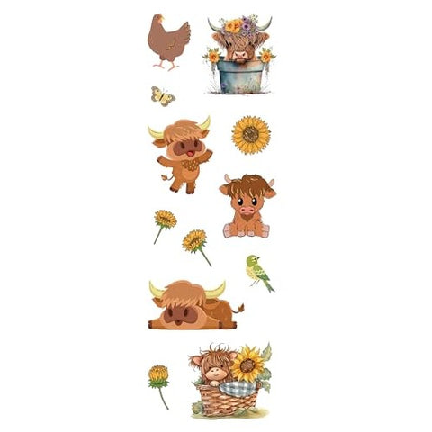 Highland Cows Sticker Set 347138