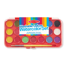 Deluxe 21 watercolor paint set and brush