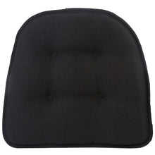 Midnight Omega Tufted Gripper Chair Pad