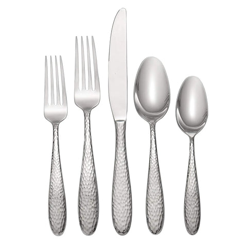 Reyna 45-Piece Flatware Set H156045A place setting of 5 utensils