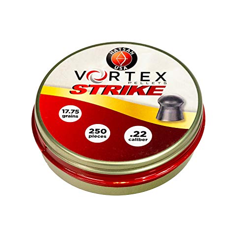 Vortex Strike Domed .22 Caliber Pellets 17.75 Grain 250 Count HA90641