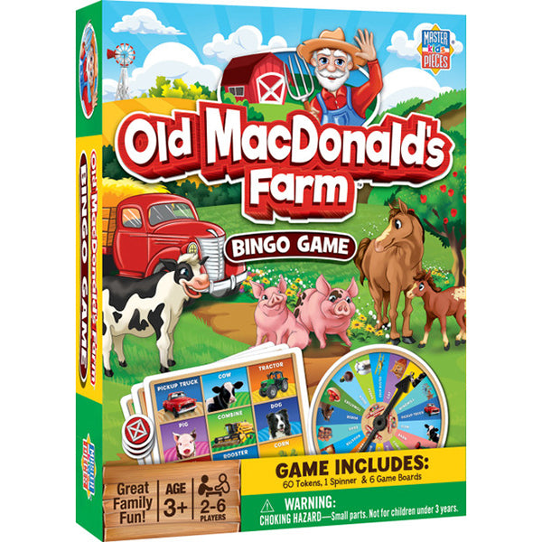 Old MacDonald's Farm Bingo Game 42123