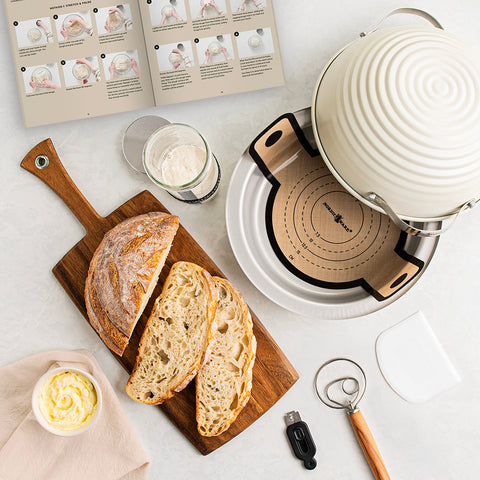 Basic 9 Piece Simply Sourdough Bread Baking Kit 42150