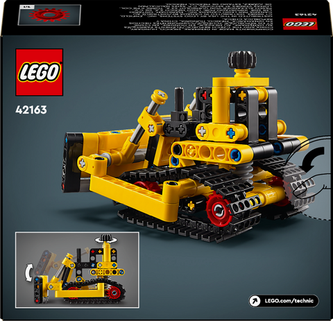 LEGO Technic Heavy Duty Bulldozer package back