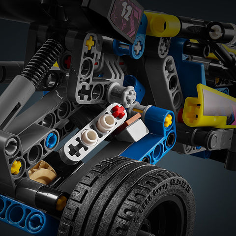 LEGO Technic Off Road Buggy showing engine detail