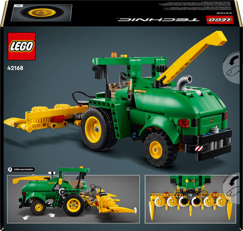 LEGO Technic John Deere 9700 Forage Harvester showing package back