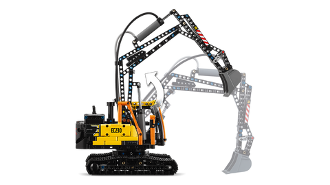 LEGO Technic Volvo FMX Truck & EC230 Electric Excavator Building Toy 42175
