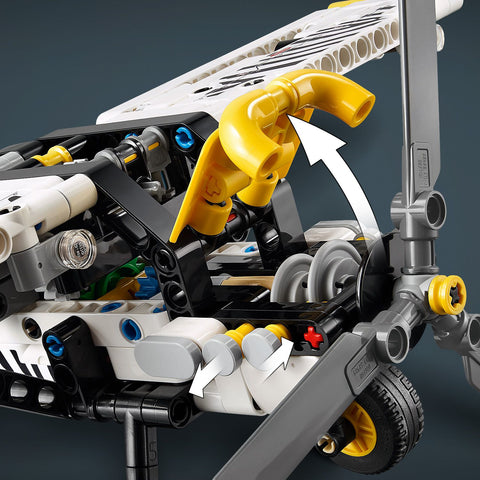 LEGO Technic Bush Plane Aircraft Toy 42198 showing engine detail
