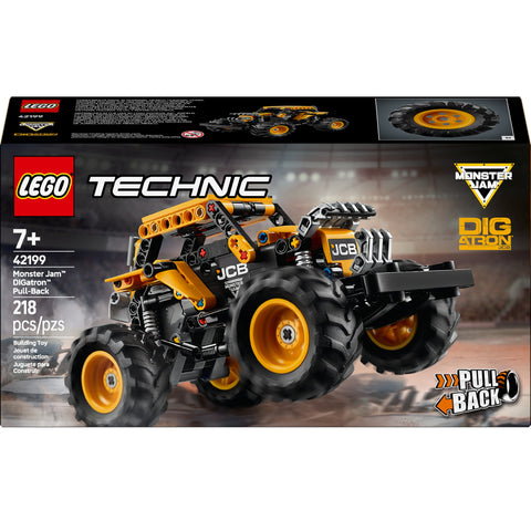 LEGO Technic Monster Jam DIGatron Pull-Back Truck Toy 42199 package front