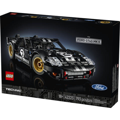 LEGO Technic 1966 Ford GT40 MKII Race Car for Adults 42223